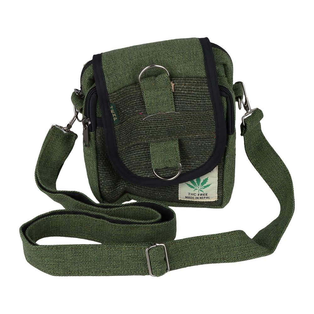 Himalayan Hemp Passport Bag - 8" x 6" / Colors Vary - Headshop.com