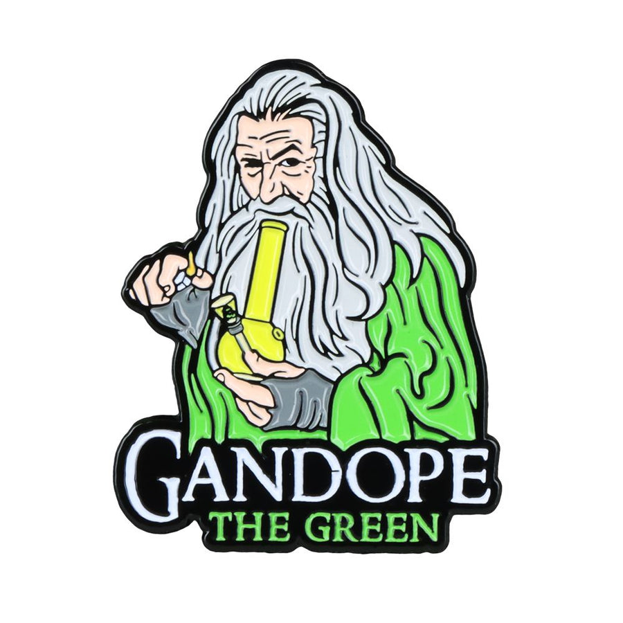 Wood Rocket Soft Enamel Lapel Pin - Gandope The Green - Headshop.com