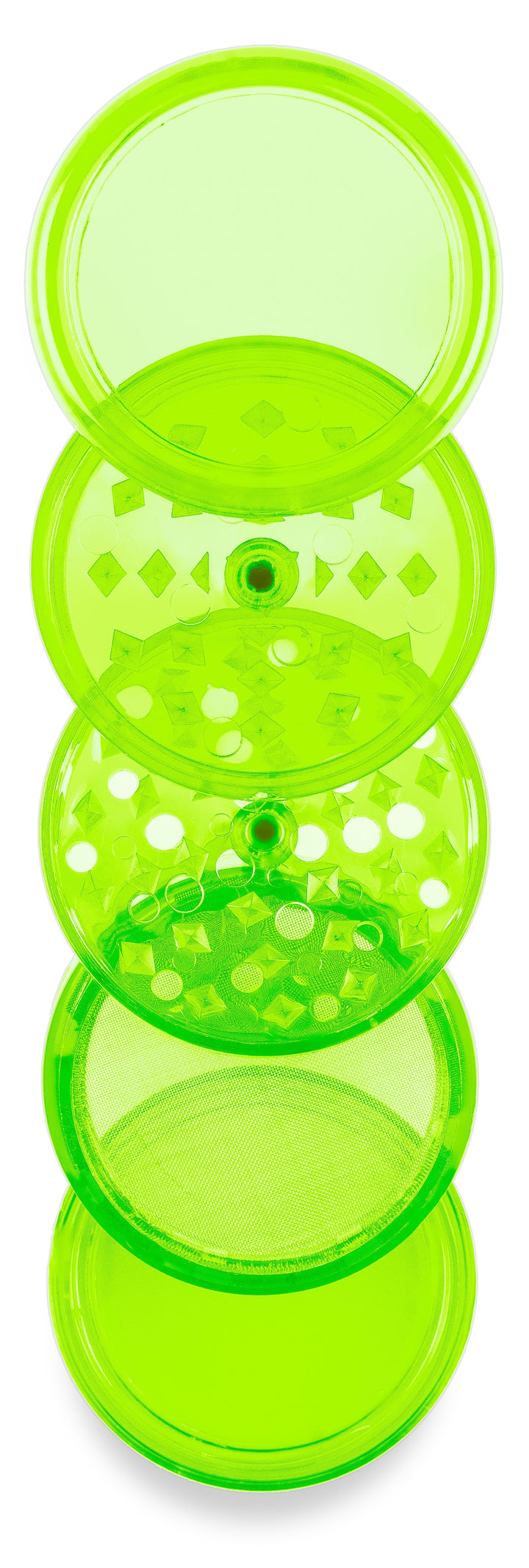 Higher Standards 4-Piece Herb Grinder with Pollen Catcher - Headshop.com