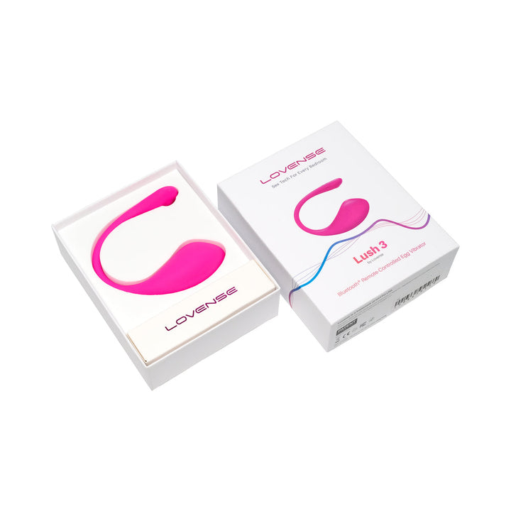 Lovense Lush 3 Bluetooth Remote-Controlled Egg Vibrator - Headshop.com