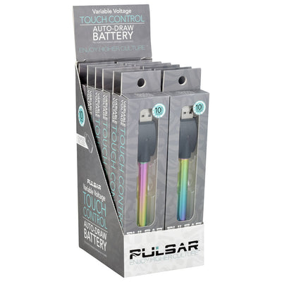 Pulsar VV Auto-Draw 510 Battery & Charger | 280mAh | 12pc Display - Headshop.com