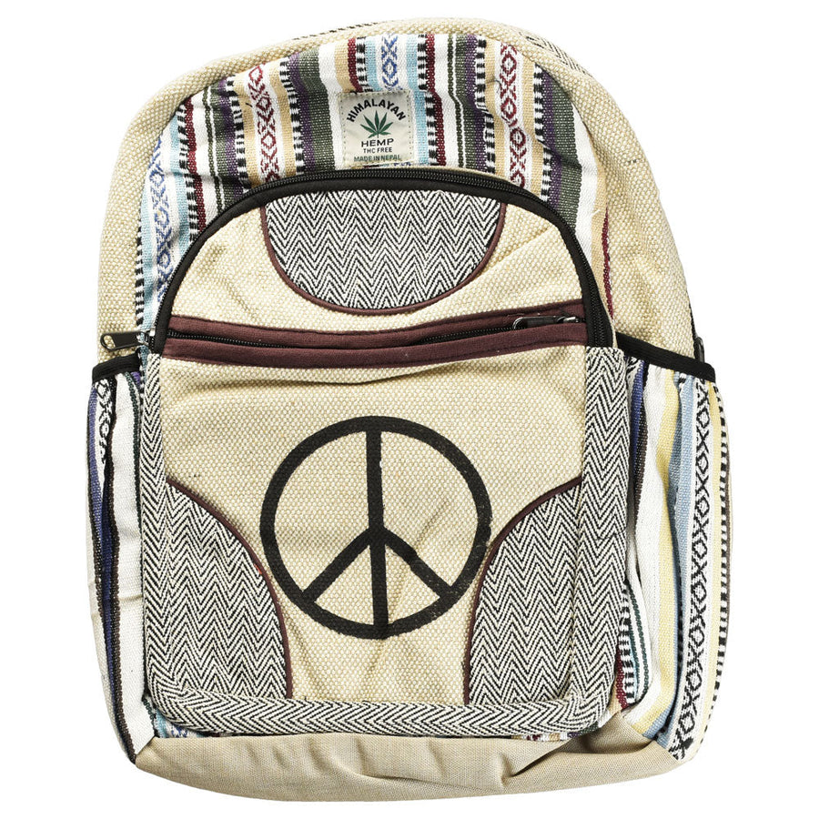 ThreadHeads Himalayan Hemp Simple Peace Backpack - Headshop.com