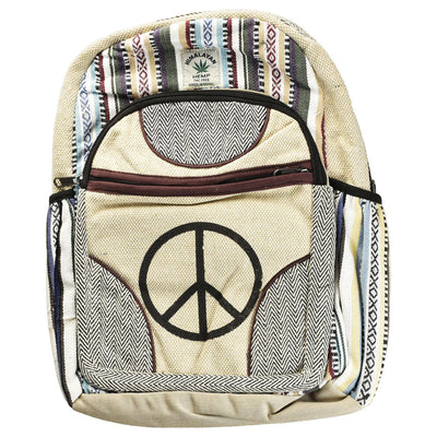 ThreadHeads Himalayan Hemp Simple Peace Backpack - Headshop.com