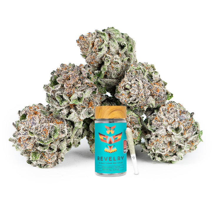 Revelry Lemon Cherry Gelato (LCG) THCA Pre Rolls 14 Pack