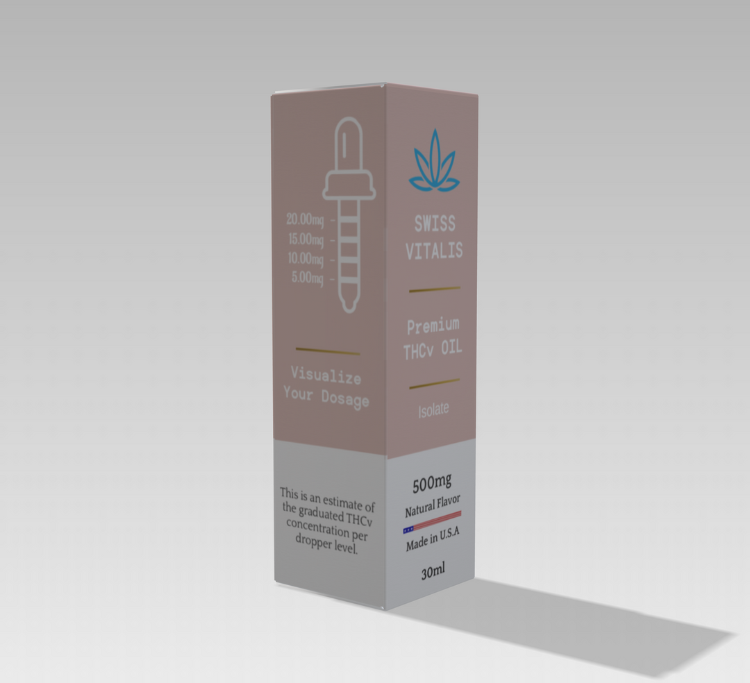 Swiss Vitalis THCv 500mg Isolate Oil - Headshop.com