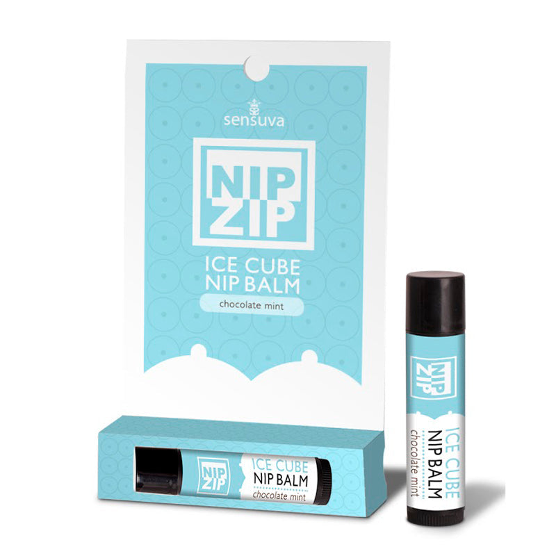 Sensuva Nip Zip Ice Cube Nipple Balm Chocolate Mint - Headshop.com