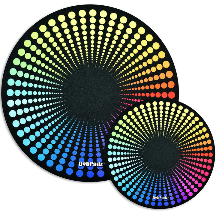 DabPadz Fabric Top Rubber Dab Mat | Disco Dots - Headshop.com