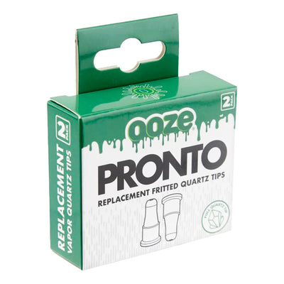 2PC - Ooze Pronto Fritted Quartz Replacement Tips - Headshop.com