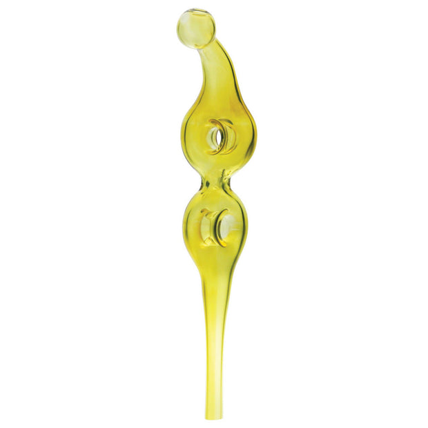 Double Donut Vapor Straw - 6.5" / Silver Fumed - Headshop.com