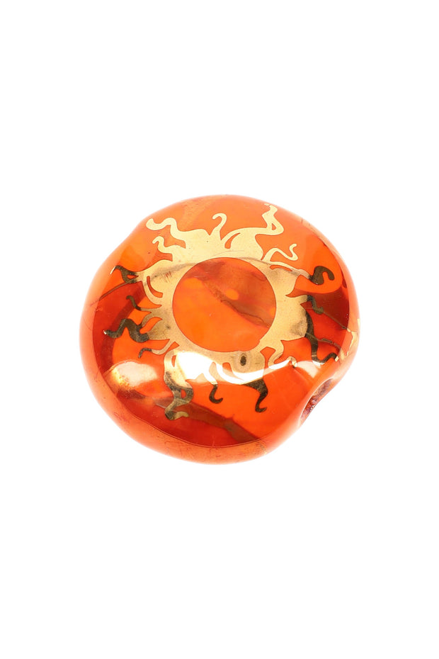 Ancient Creations Ceramics Round Ceramic Smoke Stone – 2″ – US-Made