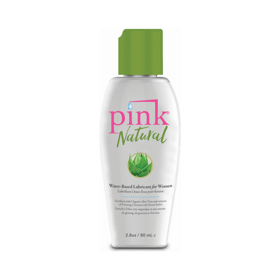 Pink Natural Water-Based Lubricant 2.8 oz. - Headshop.com