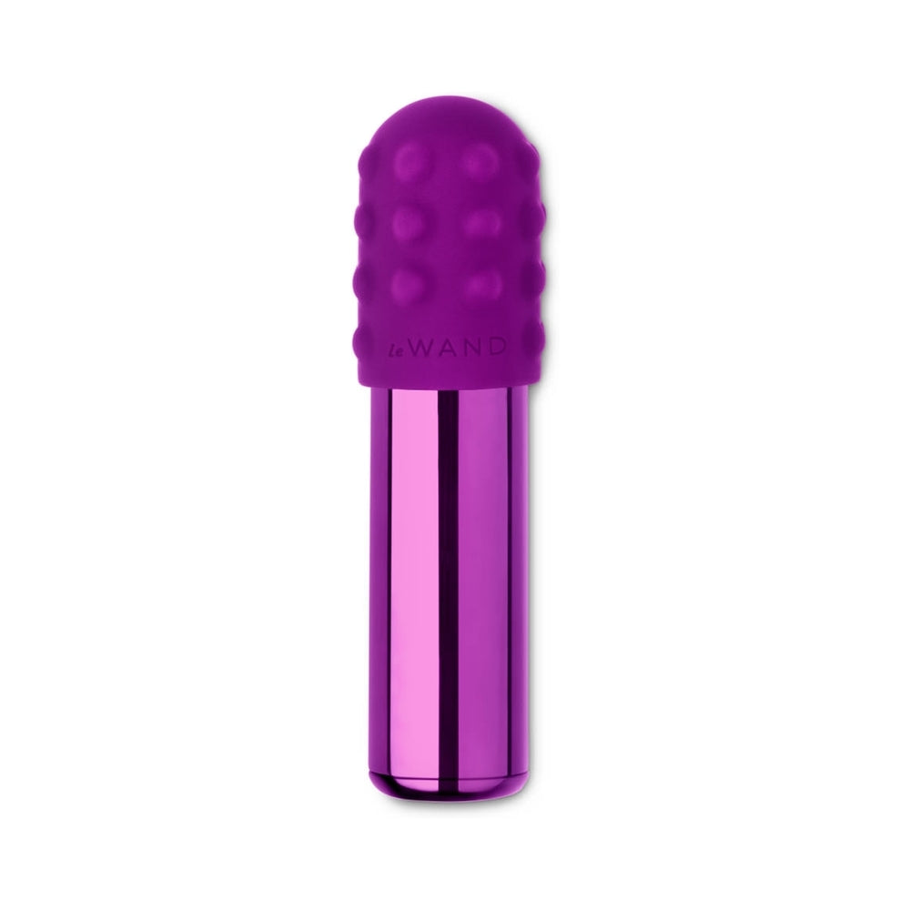 Le Wand Chrome Bullet Rechargeable Vibrator Dark Cherry - Headshop.com