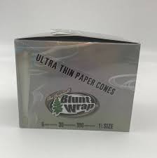 Blunt Wrap Ultra Thin Rice Cones 1 1/4 size 30 pc