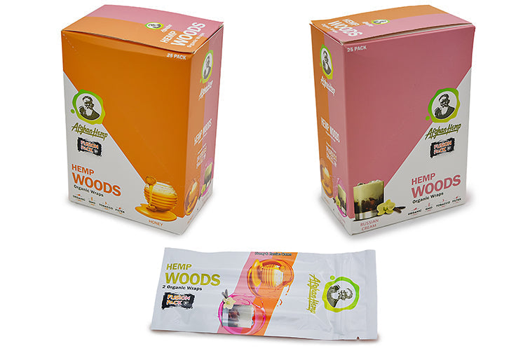 Afghan Hemp Duo Fusion Pack Blunt Wraps (2 Flavors per box) - Headshop.com