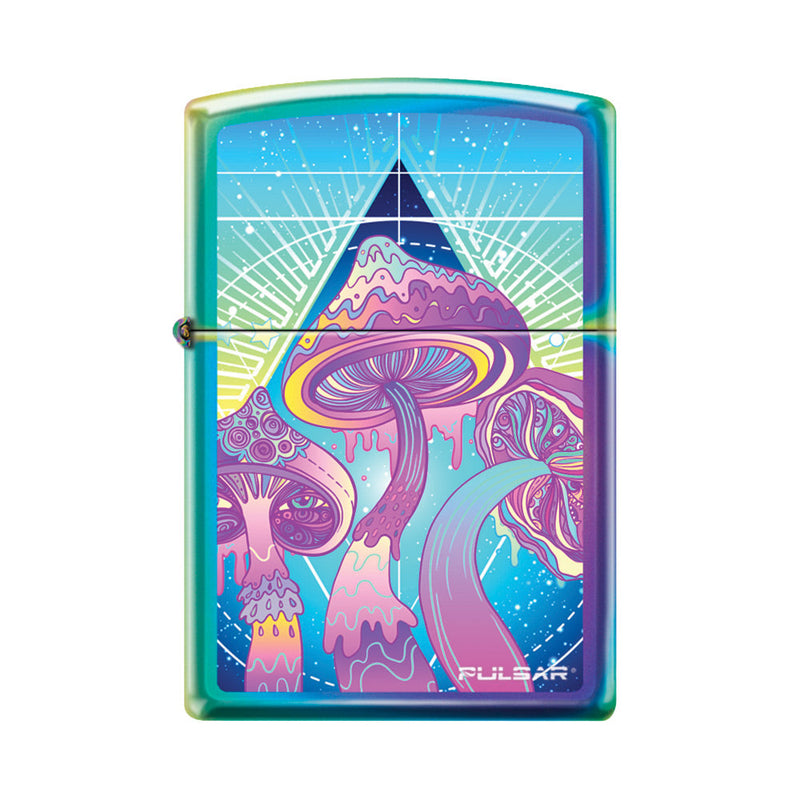 Pulsar Zippo Lighter | Melting Shrooms | Multicolor - Headshop.com