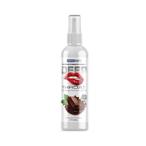 Swiss Navy Deep Throat Spray Chocolate Mint - Headshop.com