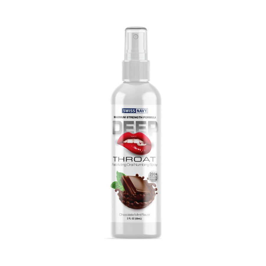 Swiss Navy Deep Throat Spray Chocolate Mint - Headshop.com