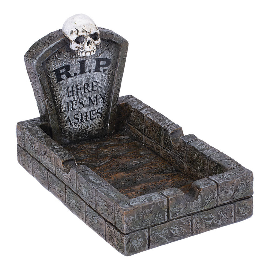 Fujima RIP Tombstone Ashtray - 6.3" - Headshop.com