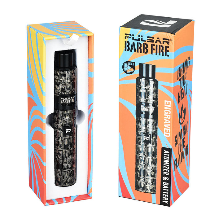 Pulsar Boho Faces Variable Voltage Barb Fire Kit -1450mAh - Headshop.com
