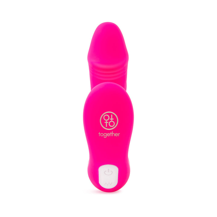 Together Internal Kiss Remote Control Vibe Pink - Headshop.com