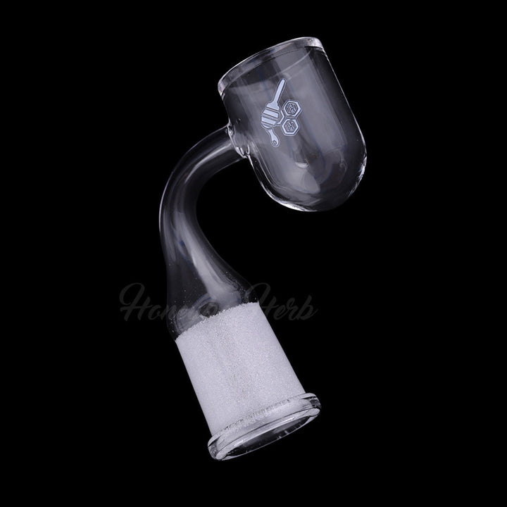 Honey Bevel Bowl Quartz Banger - 90° Degree | YL - Headshop.com