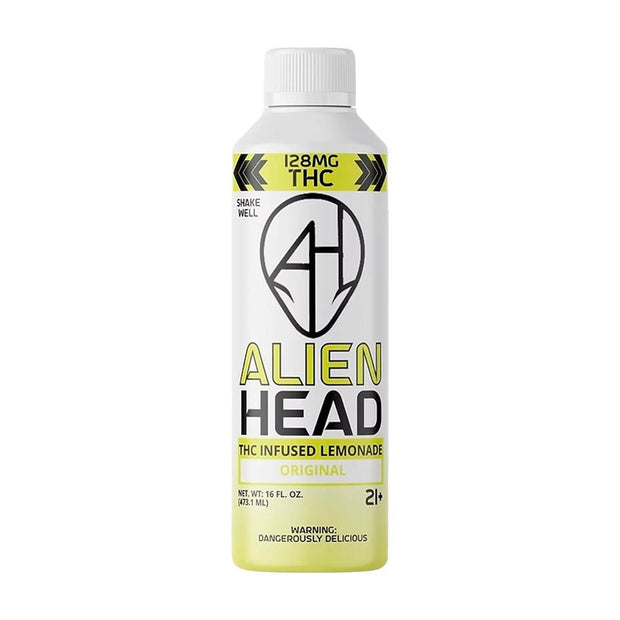 Alien Head D9 THC Lemonade | 16oz | 128mg | 4ct - Headshop.com
