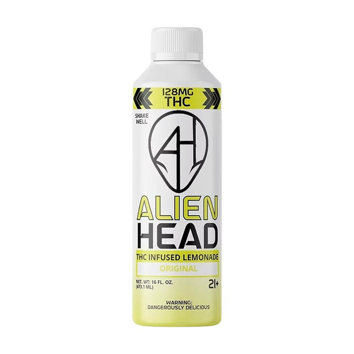 Alien Head D9 THC Lemonade | 16oz | 128mg | 4ct - Headshop.com