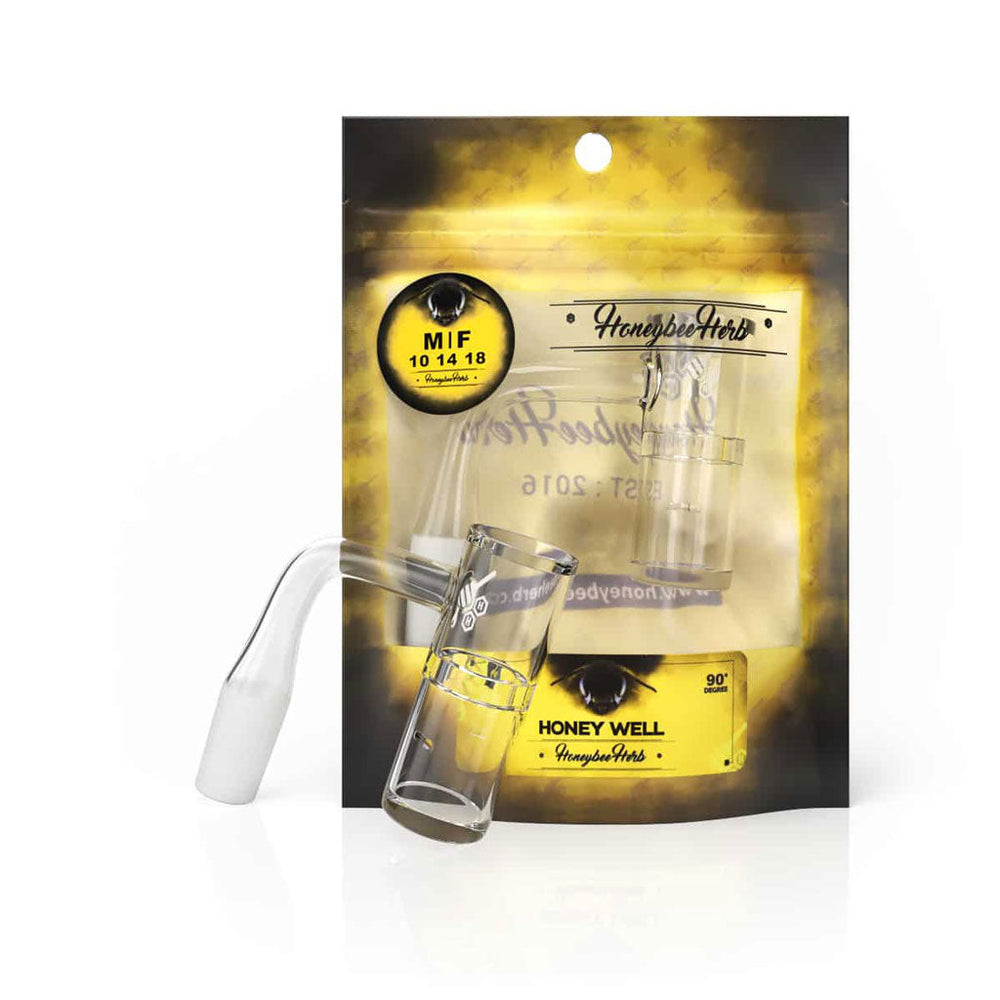 Honeybee Herb Honey Well Quartz banger- 90° | YL - Headshop.com