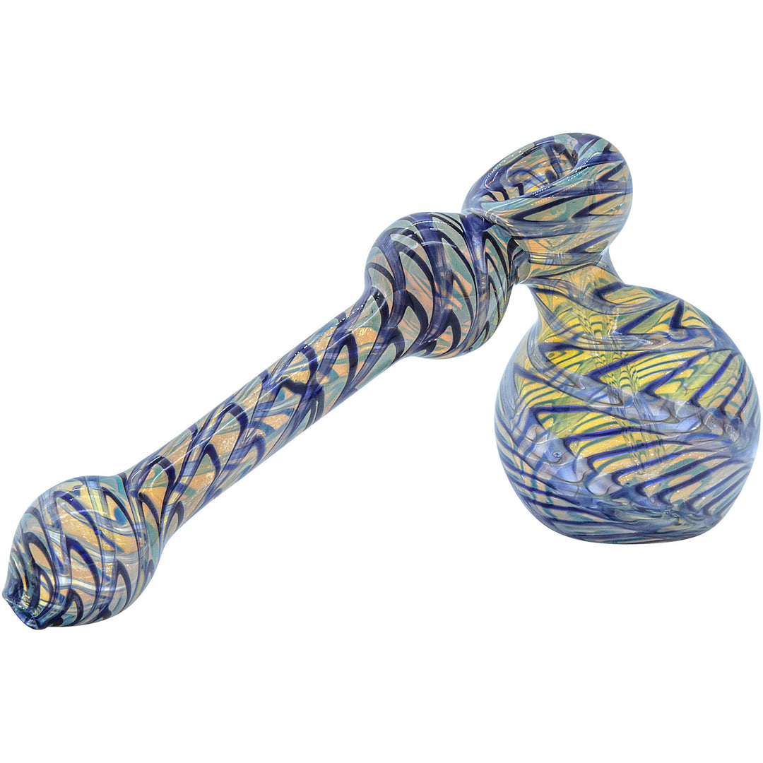 LA Pipes "Full Rake" Fumed Hammer Bubbler Pipe (Various Colors) - Headshop.com