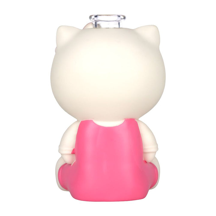 3CT BUNDLE - Cutest Kitty Glass & Vinyl Water Pipe - 7" / 14mm F