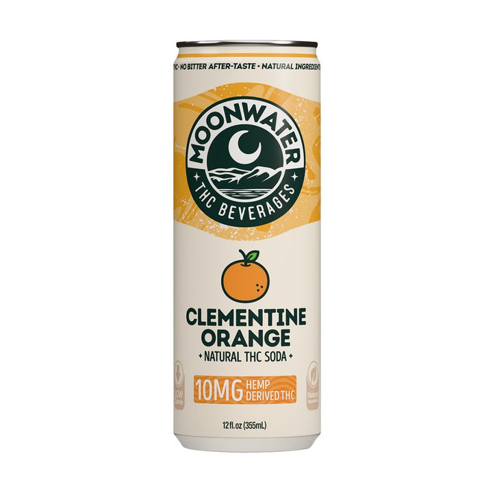 Moonwater Natural Hemp-Derived D9 THC Infused Soda | 12fl oz Can | 24ct Case