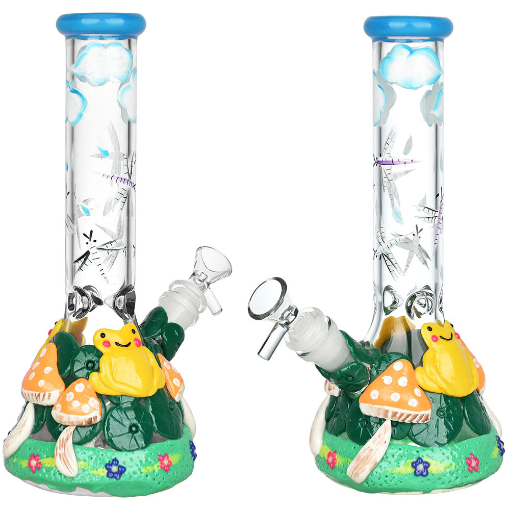 Froggy Friend Fun-guy Beaker Water Pipe | 10" | 14mm F - Headshop.com