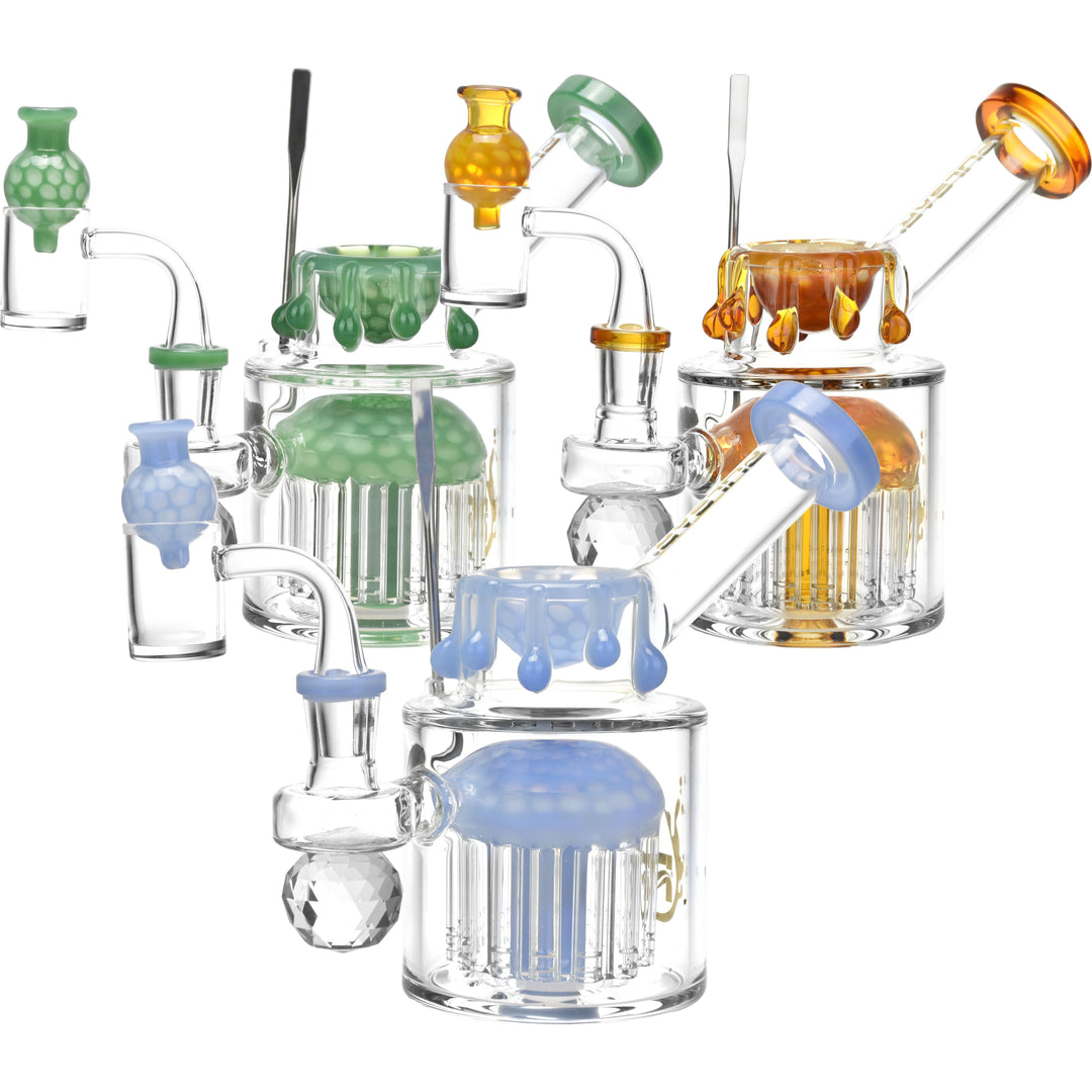 Pulsar Day Drippin' Glass Dab Rig Set | 6" | 14mm F - Headshop.com