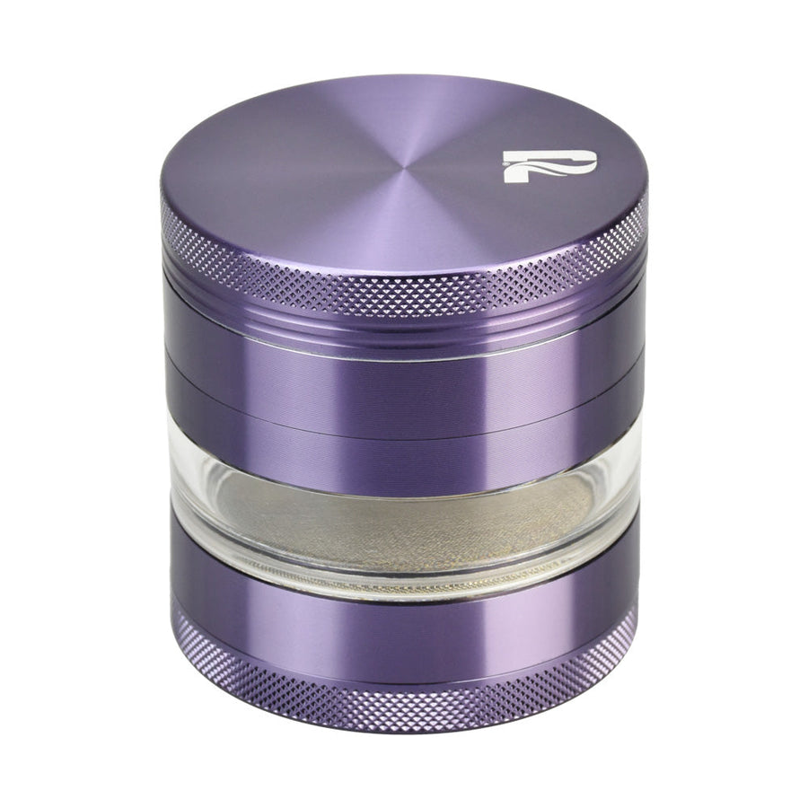 Pulsar 4pc Grinder w/ Solid Top & Window | 2.5 Inch - Headshop.com