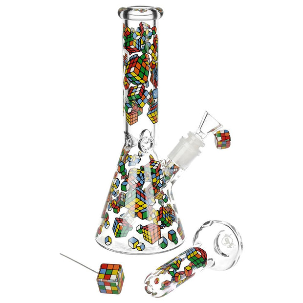 Pulsar Greatest Hits Series Glow Herb Pipe Duo / 10" / 14mm F - Headshop.com
