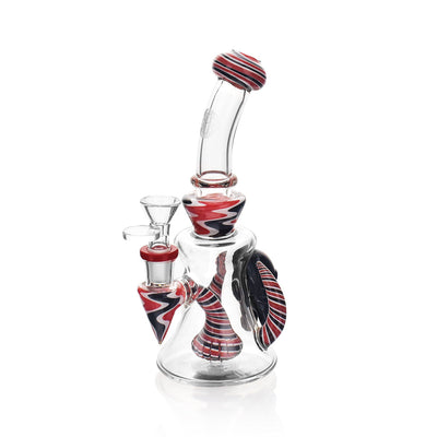 High Society - Tulu Premium Wig Wag Concentrate Rig (Red & Black) - Headshop.com