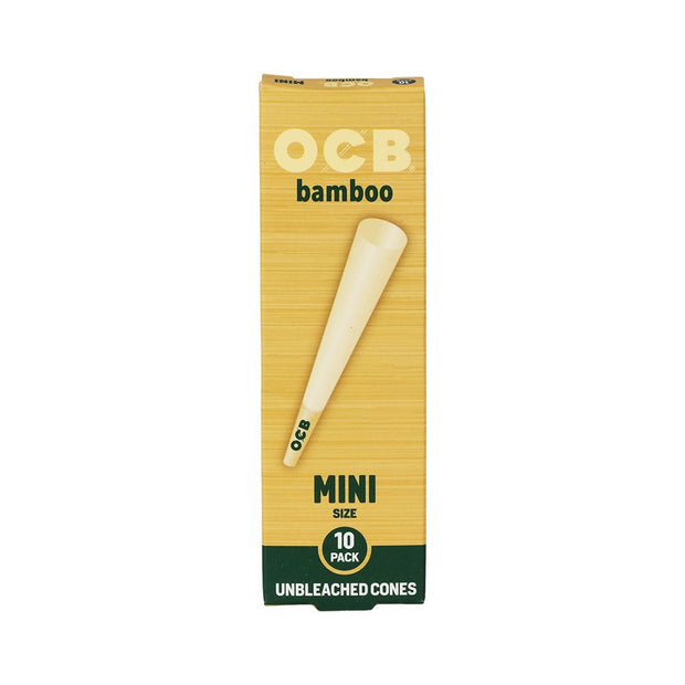 OCB Unbleached Bamboo Pre-Rolled Cones | 24pk Display
