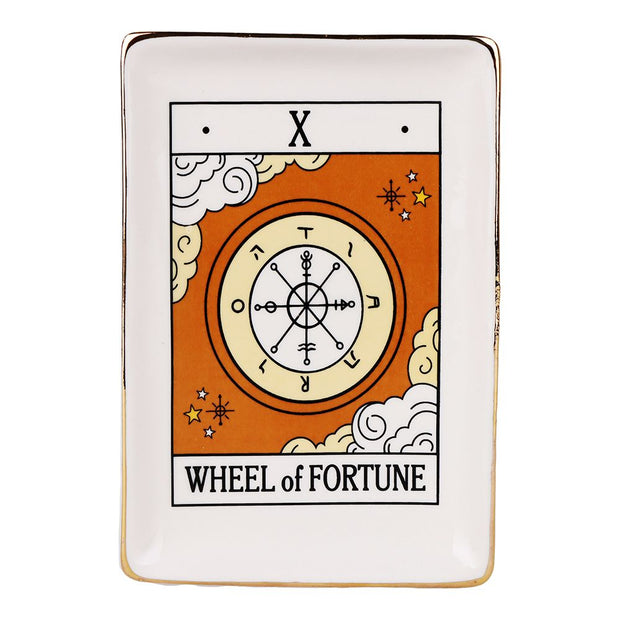 Tarot Card Ceramic Trinket Dish | 6.6"x4.5" - Headshop.com