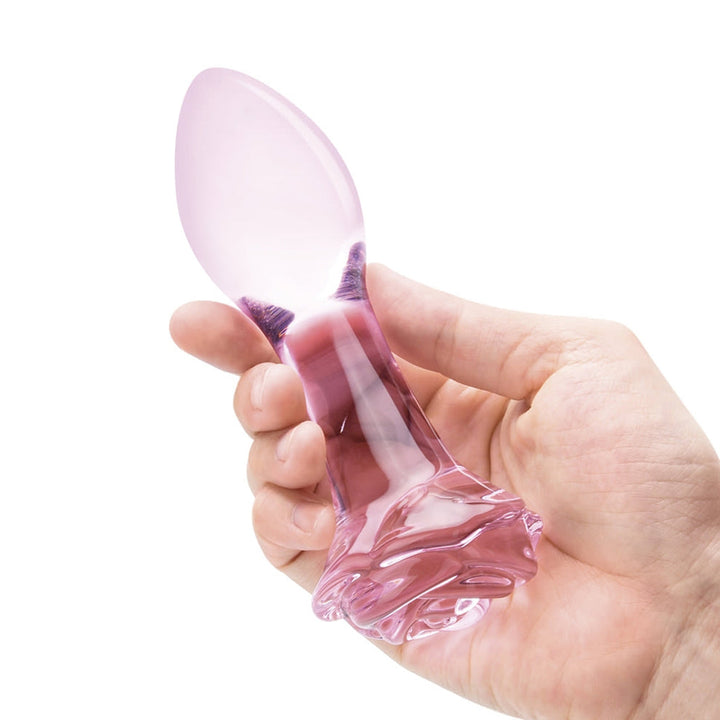 Glas Rosebud 3-Piece Glass Anal Plug Set - Headshop.com