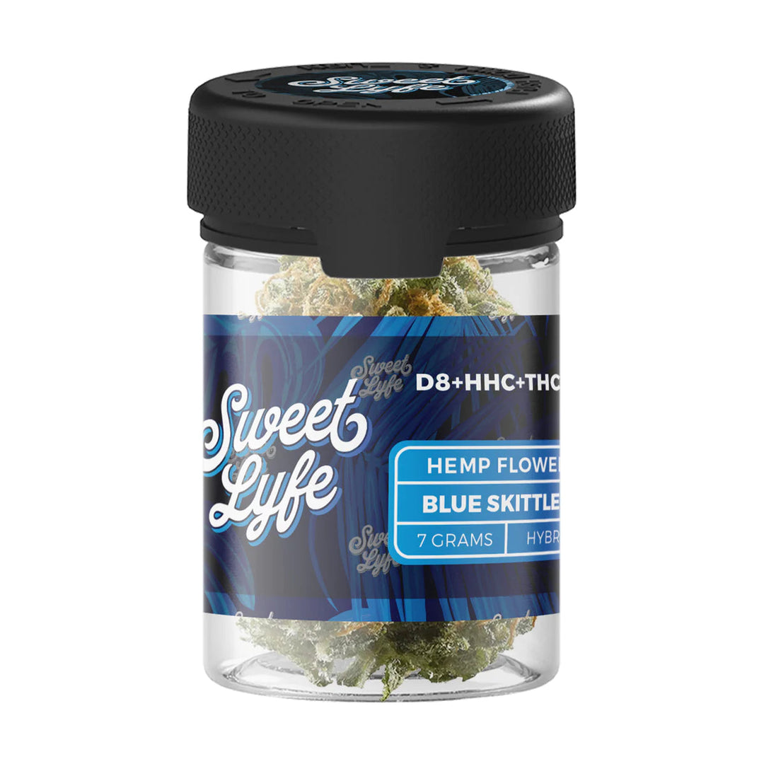 Hemp Flower D8+HHC+THCP - 3.5g - Blue Skittlez - Hybrid - Headshop.com