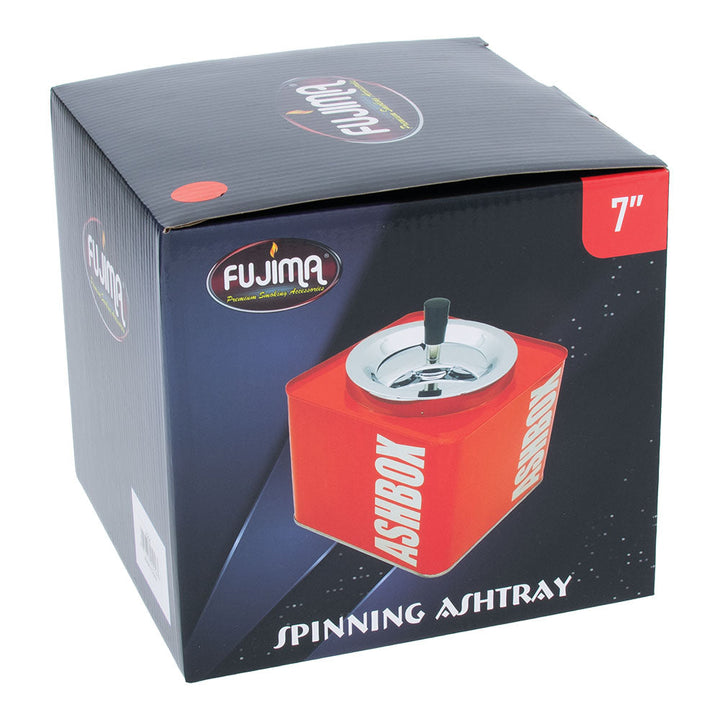 Fujima Ashbox Metal Spinning Ashtray | 7" - Headshop.com