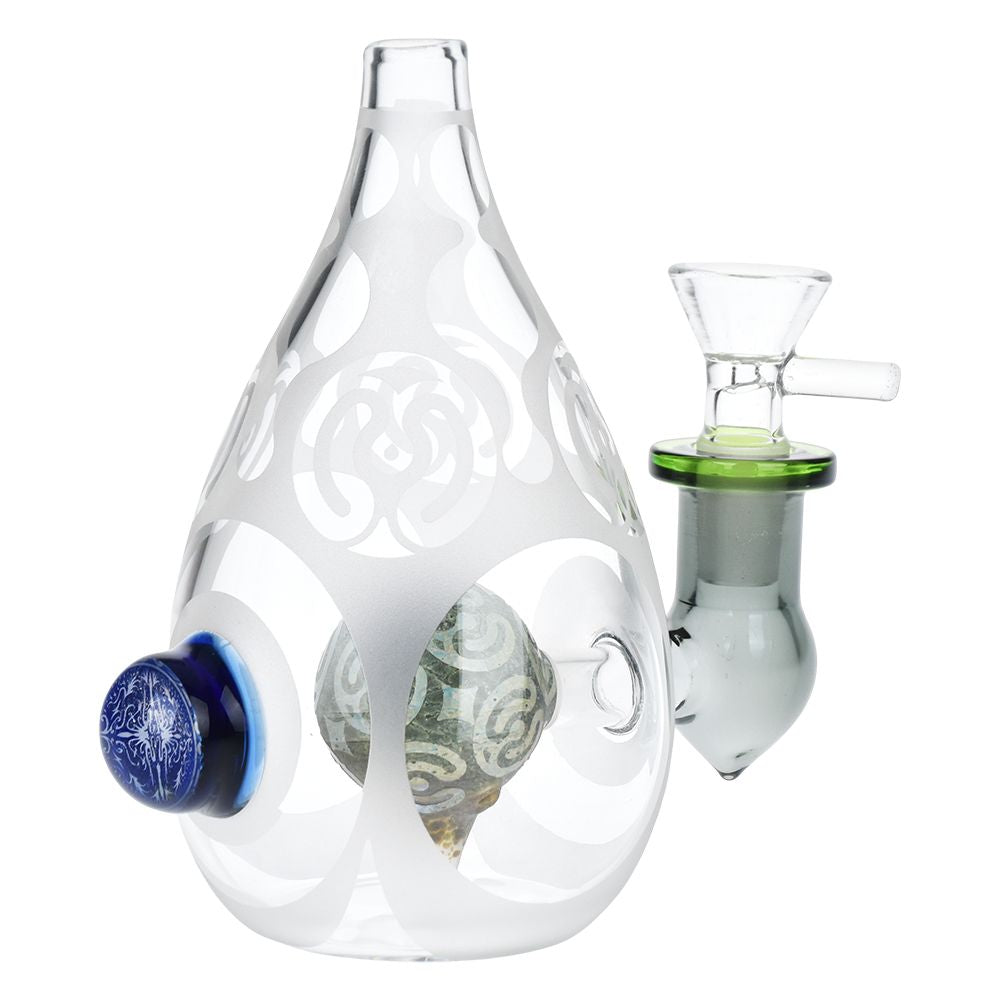 Eggcellent Etched Glass Water Pipe - 5.25" / 14mm F - Headshop.com