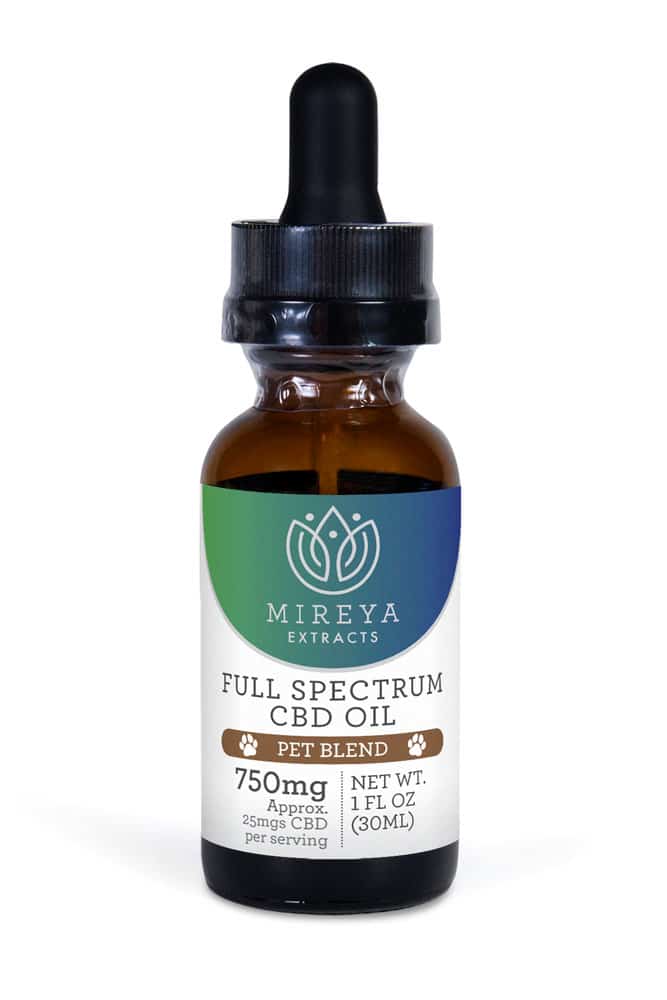 Mireya Extracts Extra Strength Pet CBD Oil 750mg - Headshop.com