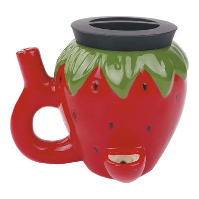Fujima Strawberry Pipe Jar - 3.9" - Headshop.com