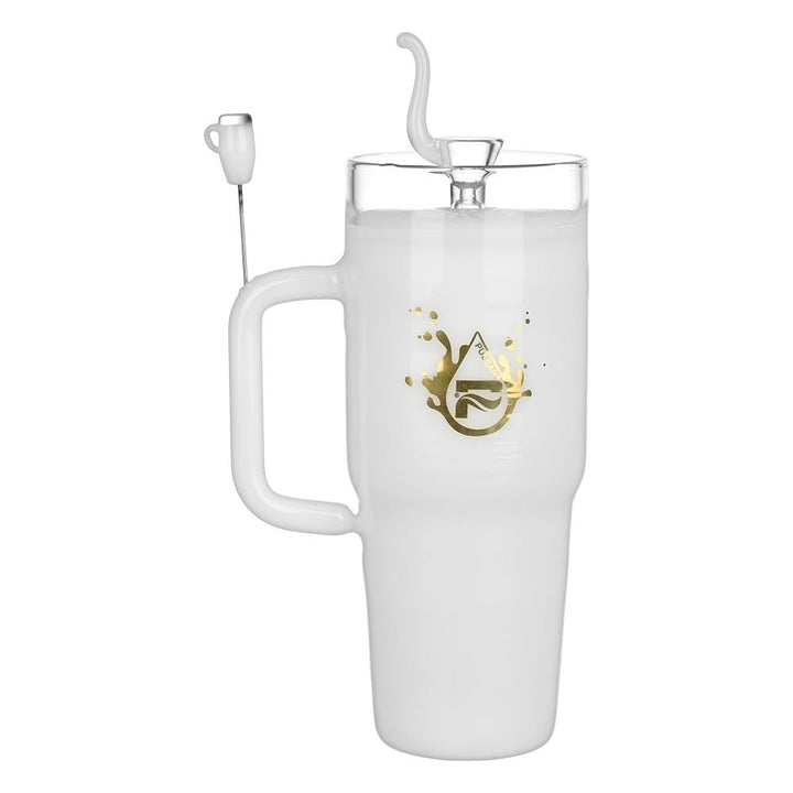 Pulsar Stonely Cup Glass Water Pipe | 8.5" | 14mm F - Headshop.com