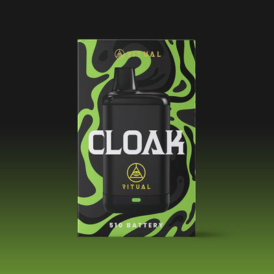 Ritual | Cloak 510 Variable Voltage Concealed Battery - Black - Headshop.com