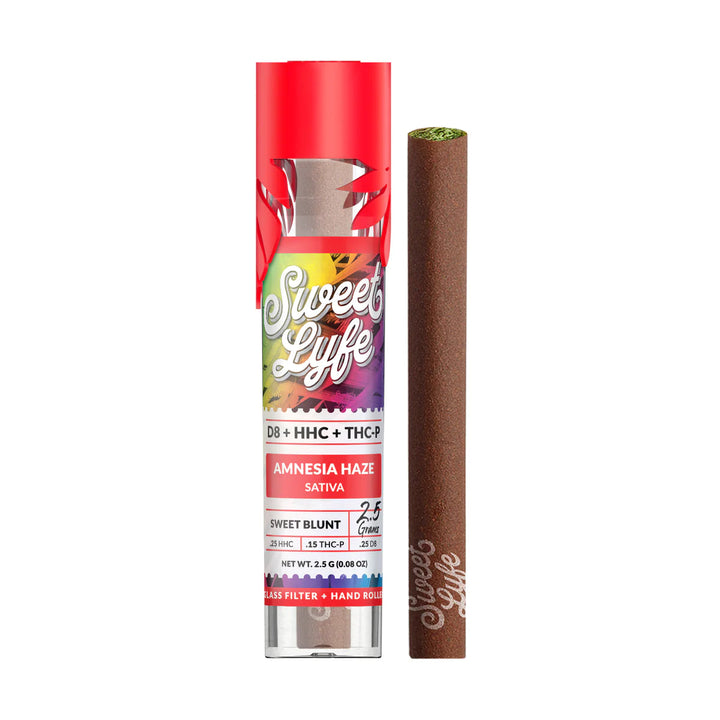 Sweet Blunt D8, HHC, THC-P D8, HHC, THC-P - Amnesia Haze (Sativa) - Headshop.com