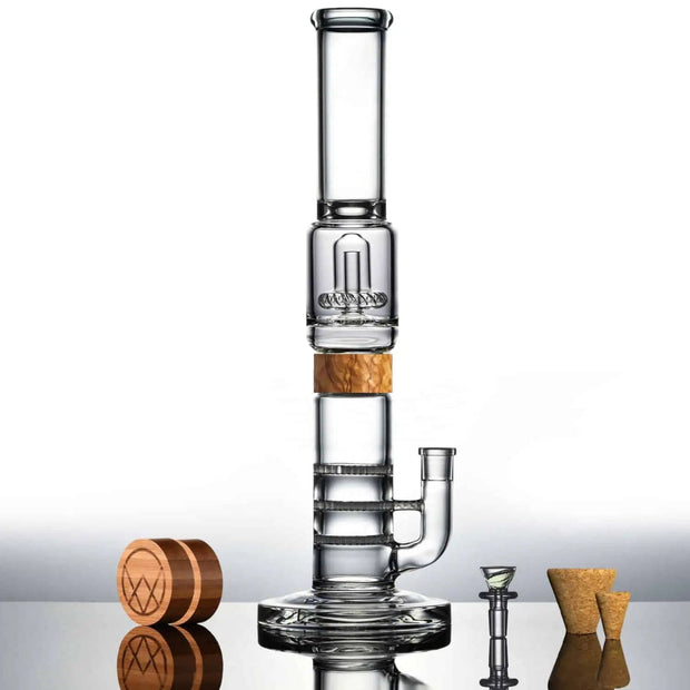 Vitae Glass 16" Tri-UFO Bong - Headshop.com