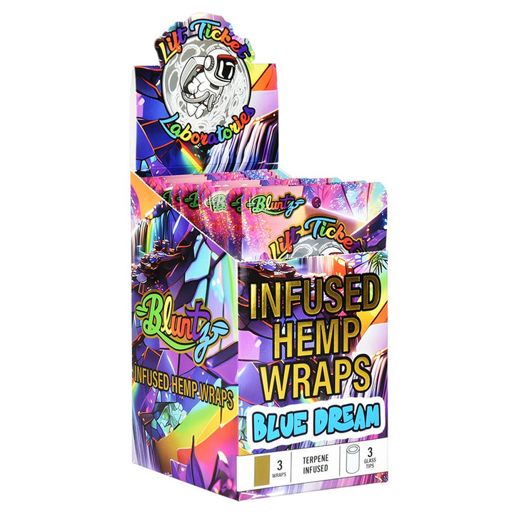 Lift Ticket Terpene Infused Hemp Wrap + Tip Bluntz 3pc | 10pk - Headshop.com