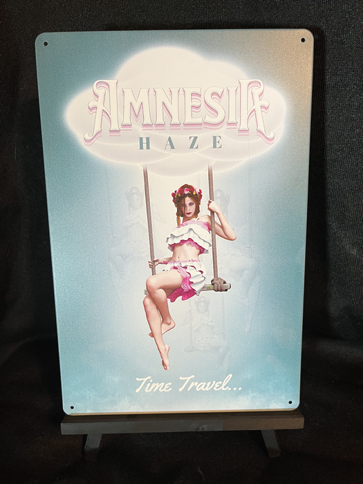 Amnesia Haze Pinup 20 cm x 30 cm Aluminum Sign - Headshop.com